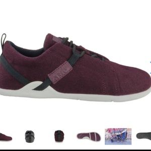 Xero Pacifica Burgundy Wool Sneakers, Size 8.5